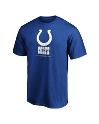 FANATICS Branded Royal Indianapolis Colts Team Lockup Logo T Shirt