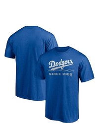 FANATICS Branded Royal Los Angeles Dodgers Big Tall Dedication T Shirt