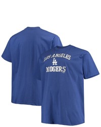 FANATICS Branded Royal Los Angeles Dodgers Big Tall Heart T Shirt