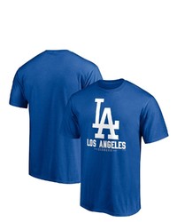 FANATICS Branded Royal Los Angeles Dodgers Big Tall Primary Wordmark T Shirt