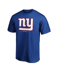 FANATICS Branded Royal New York Giants Big Tall Team Logo Lockup T Shirt