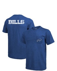 Majestic Threads Buffalo Bills Tri Blend Pocket T Shirt