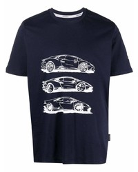 Automobili Lamborghini Car Print Crewneck T Shirt