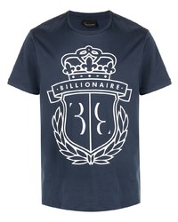 Billionaire Crest Print T Shirt