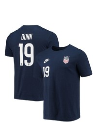 Nike Crystal Dunn Navy Uswnt Club Name Number T Shirt At Nordstrom