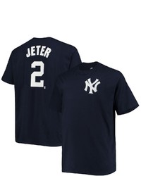 PROFILE Derek Jeter Navy New York Yankees Big Tall Name Number T Shirt At Nordstrom