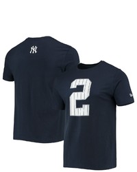 New Era Derek Jeter Navy New York Yankees Hall Of Fame T Shirt