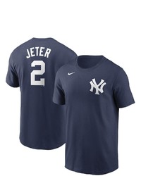 Nike Derek Jeter Navy New York Yankees Name Number T Shirt At Nordstrom