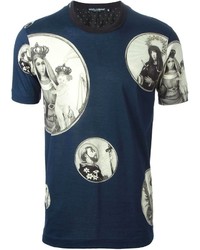 Dolce & Gabbana Saint Bubble Print T Shirt