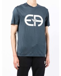 Emporio Armani Ea Logo Print T Shirt