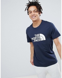 The North Face Easy T Shirt In Navy