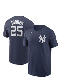 Nike Gleyber Torres Navy New York Yankees Name Number T Shirt At Nordstrom