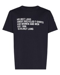 Helmut Lang Graphic Print Short Sleeve T Shirt