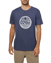 O'Neill Horizons Graphic Tee In Navy Heather At Nordstrom