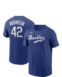 Nike Jackie Robinson Royal Brooklyn Dodgers Cooperstown Collection Name Number T Shirt At Nordstrom