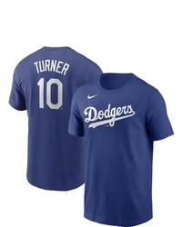Nike Justin Turner Royal Los Angeles Dodgers Name Number T Shirt At Nordstrom
