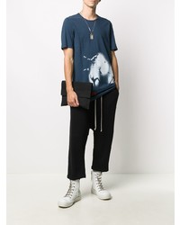 Rick Owens DRKSHDW Level Tie Dye Print T Shirt