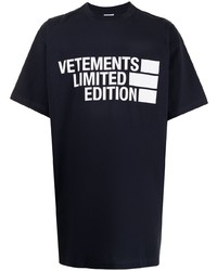 Vetements Limited Edition Logo Print T Shirt