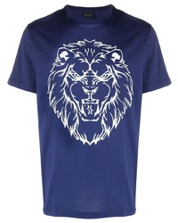 Billionaire Lion Graphic Print T Shirt