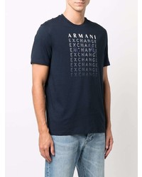 Armani Exchange Logo Cotton T Shirt