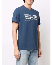 Barbour Logo Crew Neck T Shirt