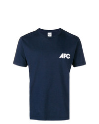 A.P.C. Logo Crewneck T Shirt
