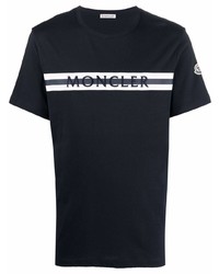 Moncler Logo Embroidery T Shirt