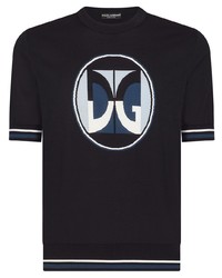 Dolce & Gabbana Logo Intarsia T Shirt