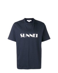 Sunnei Logo Patch T Shirt