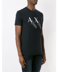 Armani Exchange Logo Print Cotton T Shirt