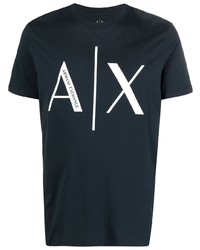 Armani Exchange Logo Print Cotton T Shirt