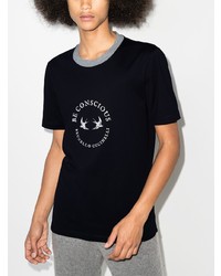 Brunello Cucinelli Logo Print Crew Neck T Shirt