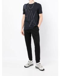 Armani Exchange Logo Print Short Sleeve T Shirt