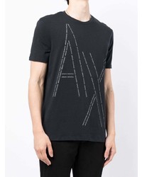 Armani Exchange Logo Print Short Sleeve T Shirt