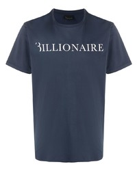 Billionaire Logo Print Short Sleeved T Shirt
