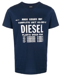 Diesel Logo Printed T Shirt