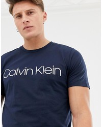 Calvin Klein Logo T Shirt Navy