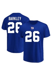 FANATICS Majestic Saquon Barkley Royal New York Giants Big Tall Name Number T Shirt At Nordstrom