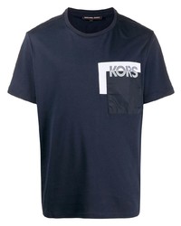 Michael Kors Michl Kors Logo Pocket Crewneck T Shirt