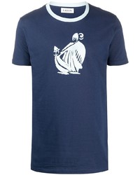 Lanvin Mother And Child Print T Shirt