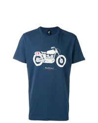 Deus Ex Machina Motorbike Print T Shirt