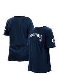 New Era Navy Chicago Cubs 2021 City Connect Big Tall T Shirt