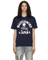 Mastermind Japan Navy Cotton T Shirt