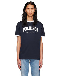 Polo Ralph Lauren Navy Cotton T Shirt