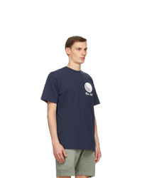 Vans Navy Free And Easy Edition Logo T Shirt