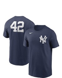 Nike Navy New York Yankees Jackie Robinson Day Team 42 T Shirt At Nordstrom