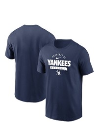Nike Navy New York Yankees Primetime Property Of Practice T Shirt
