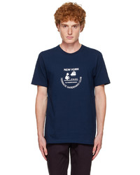 The Farmers Market Global Navy Printed T Shirt