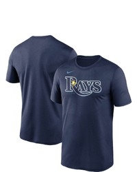 Nike Navy Tampa Bay Rays Wordmark Legend T Shirt At Nordstrom