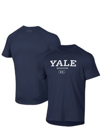 Under Armour Navy Yale Bulldogs Lockup Tech Raglan T Shirt At Nordstrom